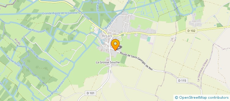 localisation de l'entreprise MONSIEUR MARCEL BEAU à ARCAIS