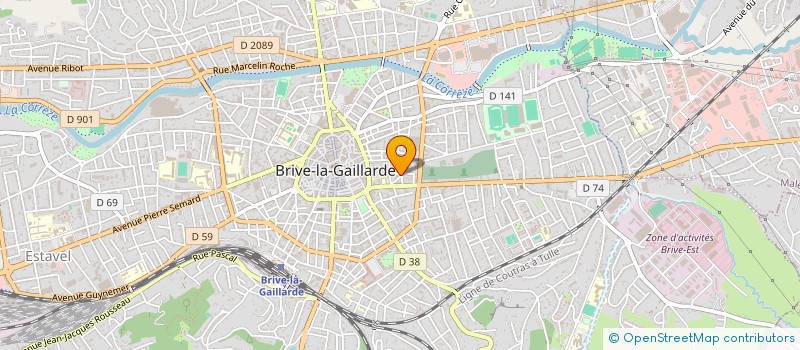 localisation de l'entreprise MONSIEUR MARCEL BEAUDRY  BRIVE-LA-GAILLARDE