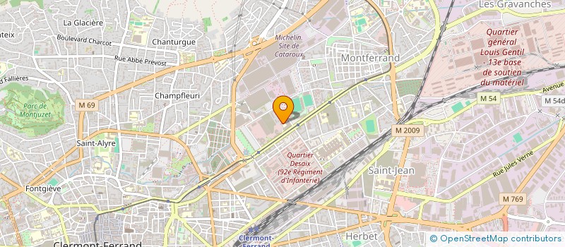 localisation de l'entreprise MONSIEUR MARCEL BEAULATON à CLERMONT-FERRAND
