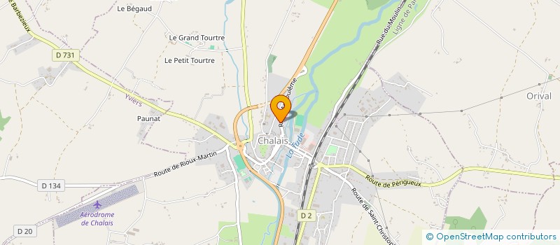 localisation de l'entreprise MONSIEUR MARCEL BEAUVAIS à CHALAIS