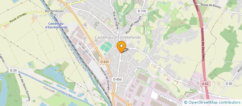 localisation de l'entreprise MONSIEUR MARCEL BEGOU  CASTELNAU-D'ESTRETEFONDS