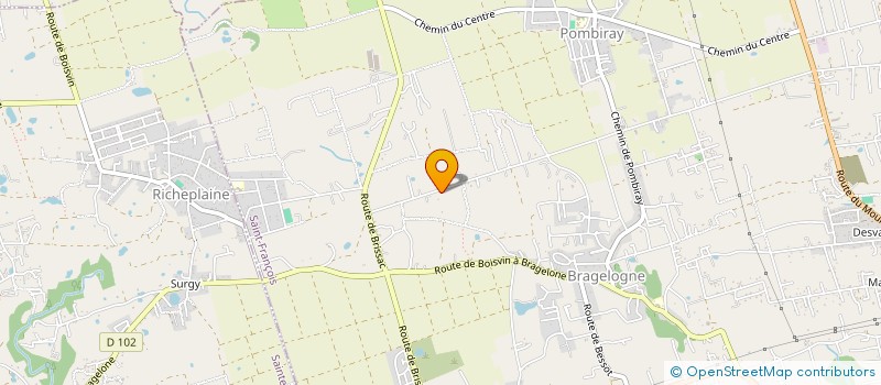 localisation de l'entreprise MONSIEUR MARCEL BELLUGUE DE CHOISEUL DE BEAUPRE  SAINT-FRANCOIS