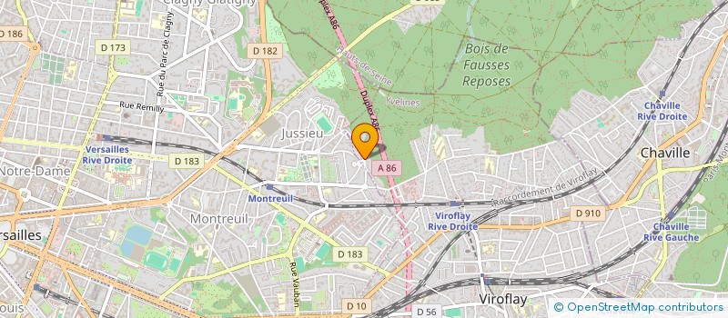 localisation de l'entreprise MONSIEUR MARCEL BERCOVICI à VIROFLAY