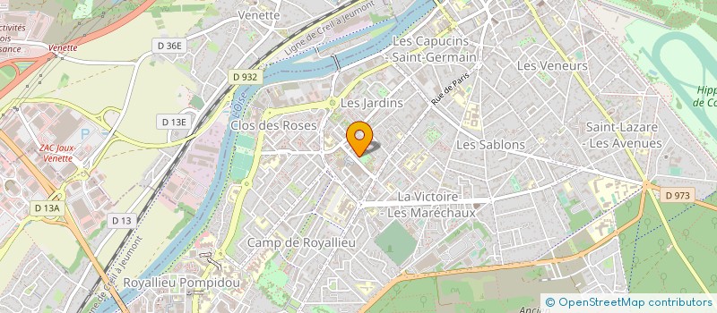 localisation de l'entreprise MONSIEUR MARCEL BERDA à COMPIEGNE
