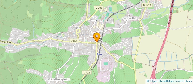 localisation de l'entreprise MONSIEUR MARCEL BERDAI  BARR