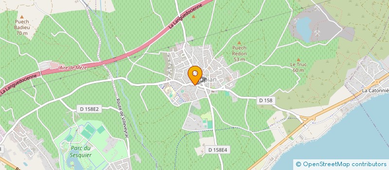 localisation de l'entreprise MONSIEUR MARCEL BERLIOZ  LOUPIAN