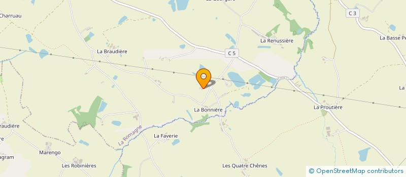 localisation de l'entreprise MONSIEUR MARCEL-BERNARD PASQUIER  LA ROMAGNE