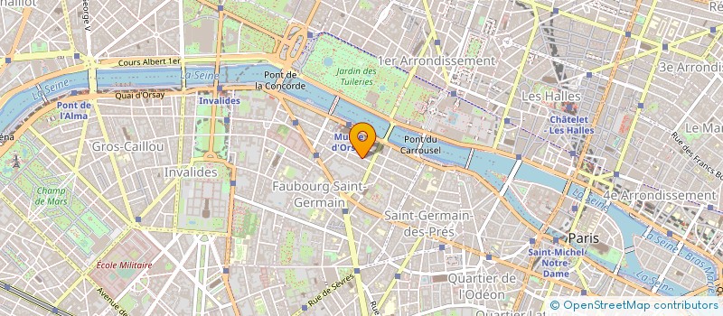 localisation de l'entreprise MONSIEUR MARCEL BERNET à PARIS