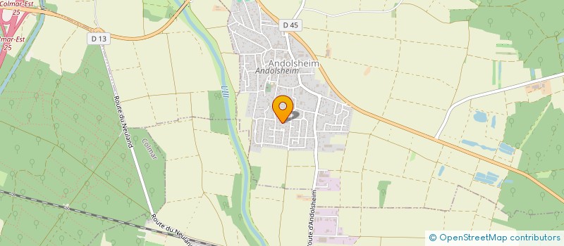 localisation de l'entreprise MONSIEUR MARCEL BETTINGER  ANDOLSHEIM