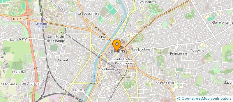 localisation de l'entreprise MONSIEUR MARCEL BEUGLER  LE MANS