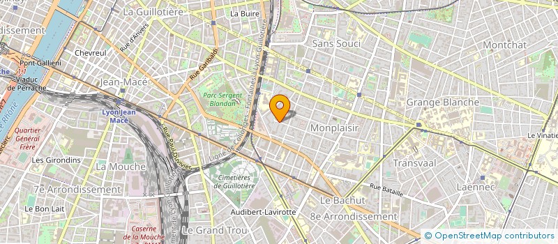 localisation de l'entreprise MONSIEUR MARCEL BILECI  LYON 8EME