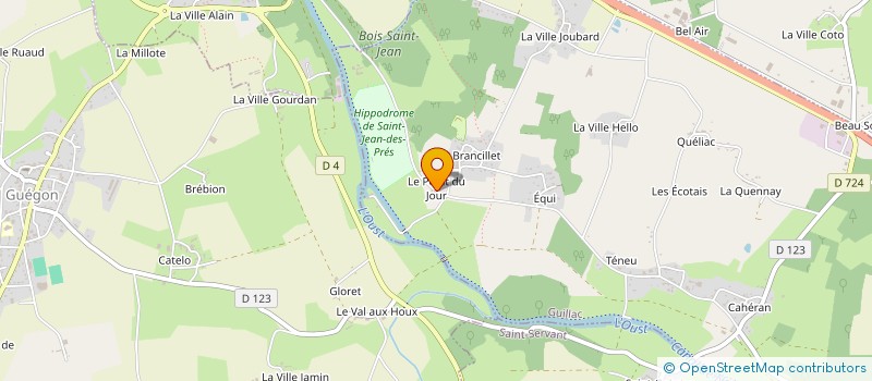 localisation de l'entreprise MONSIEUR MARCEL BILLARD  GUILLAC