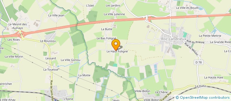 localisation de l'entreprise MONSIEUR MARCEL BILLON à ROZ-LANDRIEUX