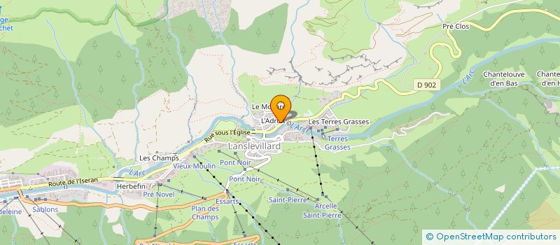 localisation de l'entreprise MONSIEUR MARCEL BISON  VAL-CENIS