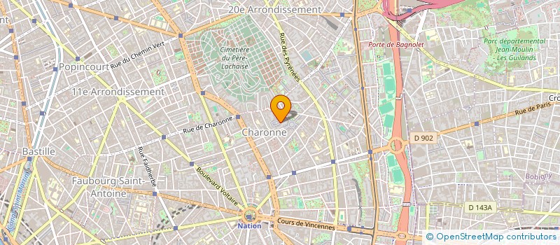 localisation de l'entreprise MONSIEUR MARCEL BIYIHA  PARIS