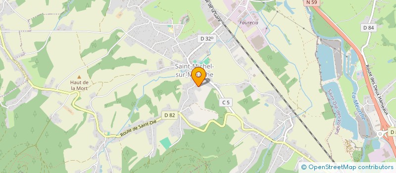 localisation de l'entreprise MONSIEUR MARCEL BLAISE  SAINT-MICHEL-SUR-MEURTHE