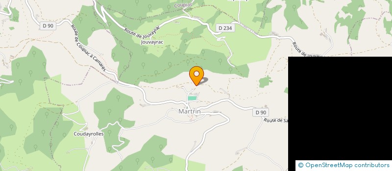 localisation de l'entreprise MONSIEUR MARCEL BLANC à MARTRIN