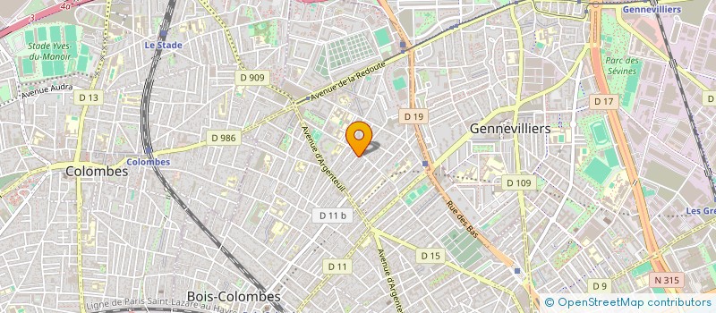 localisation de l'entreprise MONSIEUR MARCEL BLANLUET à ASNIERES-SUR-SEINE