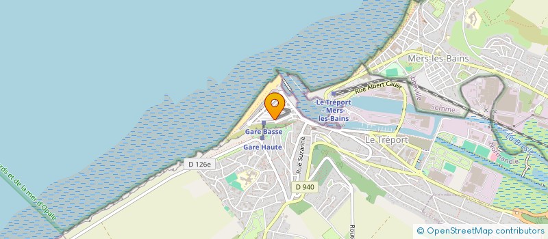 localisation de l'entreprise MONSIEUR MARCEL BOCQUET  LE TREPORT