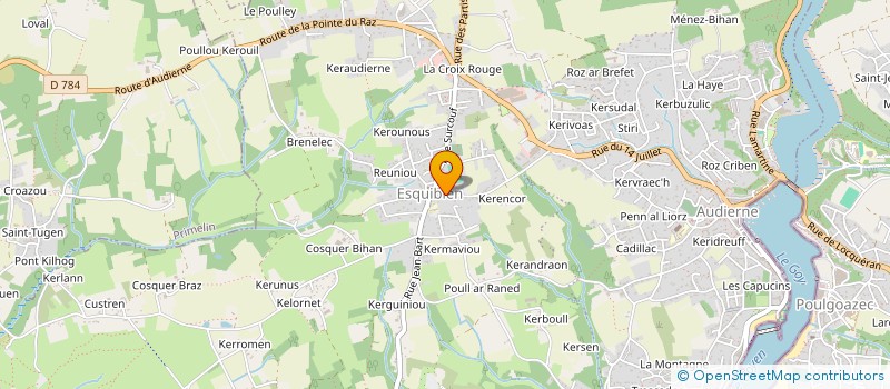 localisation de l'entreprise MONSIEUR MARCEL BOETE  AUDIERNE