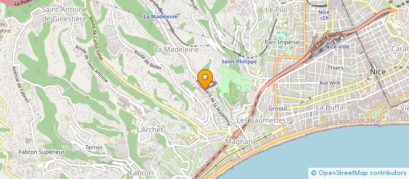 localisation de l'entreprise MONSIEUR MARCEL BOETTI à NICE