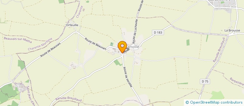 localisation de l'entreprise MONSIEUR MARCEL BOISSET à SAINT-FRAIGNE