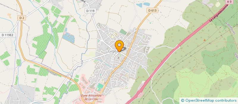 localisation de l'entreprise MONSIEUR MARCEL BOISSONNADE  GIGEAN
