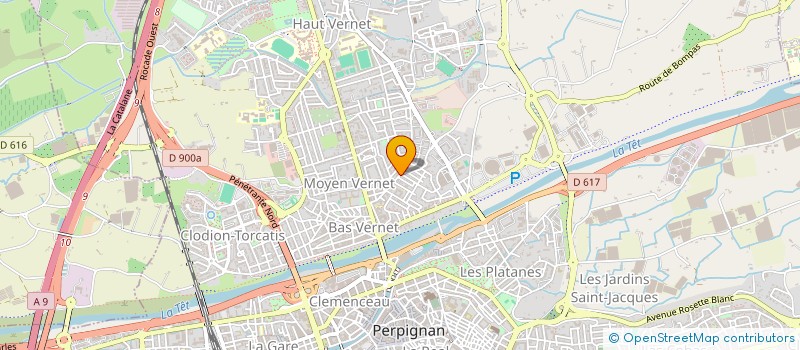 localisation de l'entreprise MONSIEUR MARCEL BONAFOS  PERPIGNAN