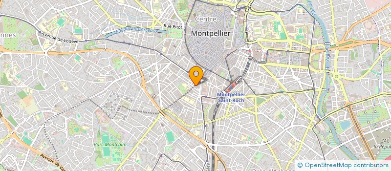 localisation de l'entreprise MONSIEUR MARCEL BONET à MONTPELLIER