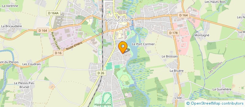 localisation de l'entreprise MONSIEUR MARCEL BONNET à NORT SUR ERDRE