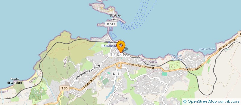 localisation de l'entreprise MONSIEUR MARCEL BOOS à L'ILE-ROUSSE