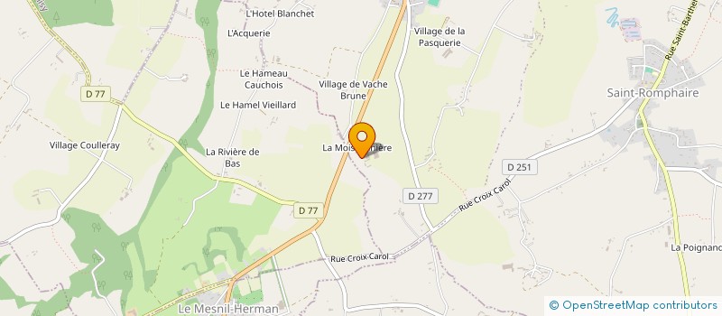 localisation de l'entreprise MONSIEUR MARCEL BOTTIN  SAINT-MARTIN-DE-BONFOSSE