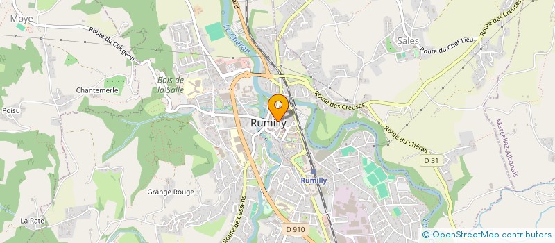 localisation de l'entreprise MONSIEUR MARCEL BOUCHARDY à RUMILLY