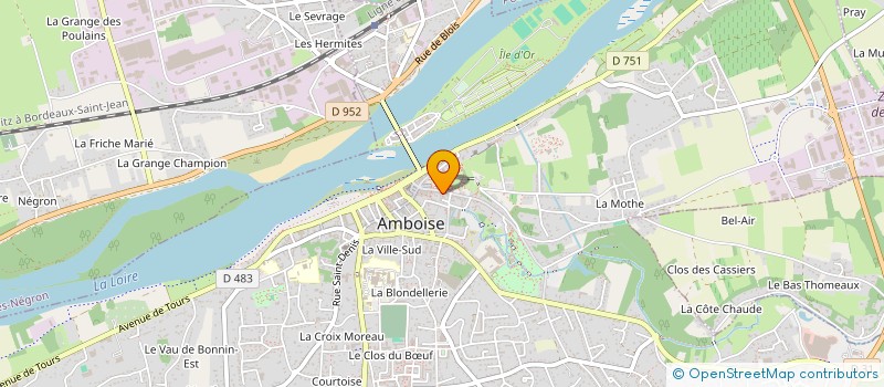 localisation de l'entreprise MONSIEUR MARCEL BOUCHET  AMBOISE