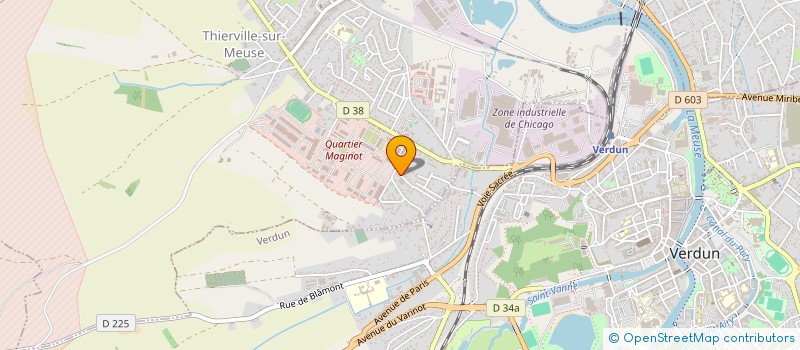 localisation de l'entreprise MONSIEUR MARCEL BOUDET à THIERVILLE-SUR-MEUSE