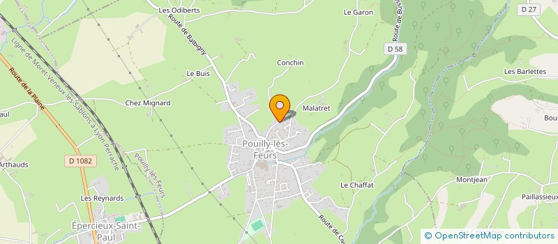 localisation de l'entreprise MONSIEUR MARCEL BOUGET à SAINTE-FOY-SAINT-SULPICE