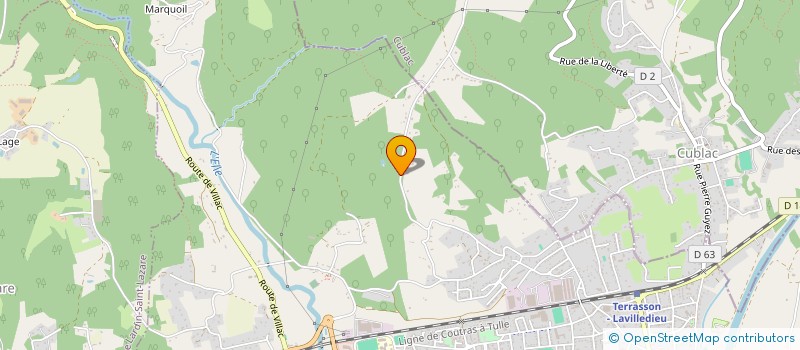 localisation de l'entreprise MONSIEUR MARCEL BOUITENE à TERRASSON-LAVILLEDIEU