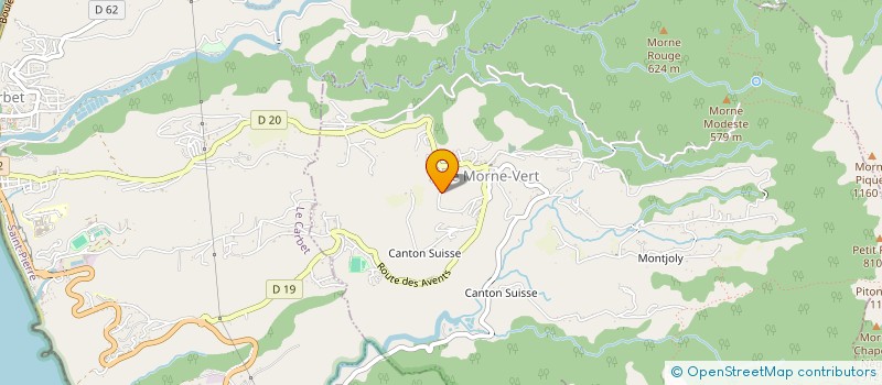 localisation de l'entreprise MONSIEUR MARCEL BOULANGE à LE MORNE-VERT