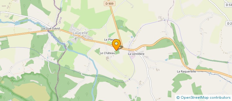 localisation de l'entreprise MONSIEUR MARCEL BOULANT à LALACELLE