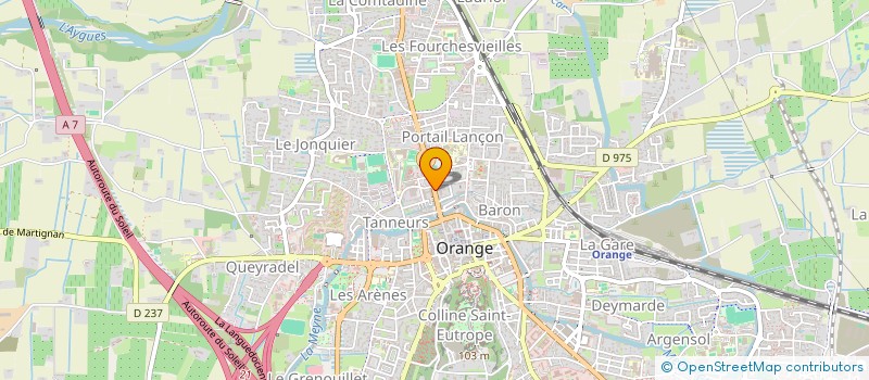 localisation de l'entreprise MONSIEUR MARCEL BOURDIOL  ORANGE