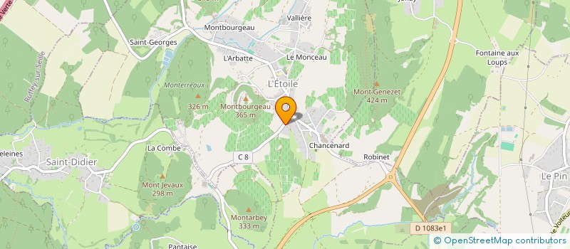 localisation de l'entreprise MONSIEUR MARCEL BOURGEOIS  L'ETOILE