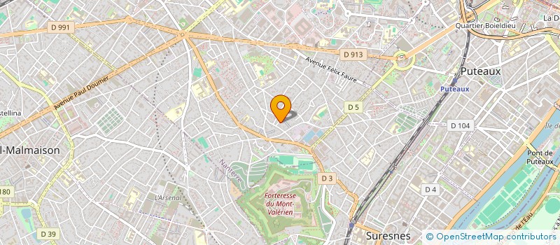 localisation de l'entreprise MONSIEUR MARCEL BRAULT à NANTERRE