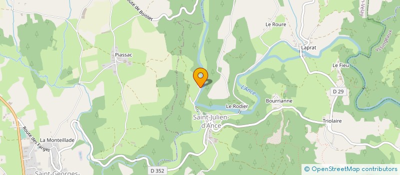 localisation de l'entreprise MONSIEUR MARCEL BRAVARD  BEAUNE-SUR-ARZON
