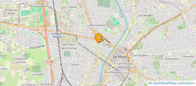 localisation de l'entreprise MONSIEUR MARCEL BRETON  LE MANS