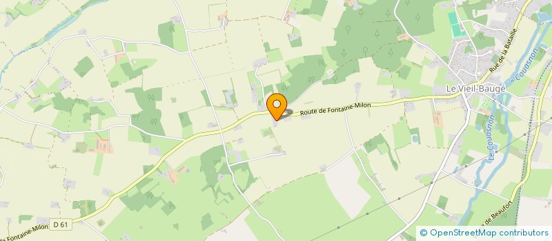 localisation de l'entreprise MONSIEUR MARCEL BRIERE  BAUGE-EN-ANJOU