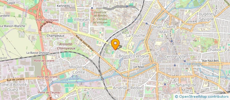 localisation de l'entreprise MONSIEUR MARCEL BRISORGUEIL à RENNES