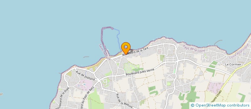 localisation de l'entreprise MONSIEUR MARCEL BROSSEAU à LA PLAINE-SUR-MER