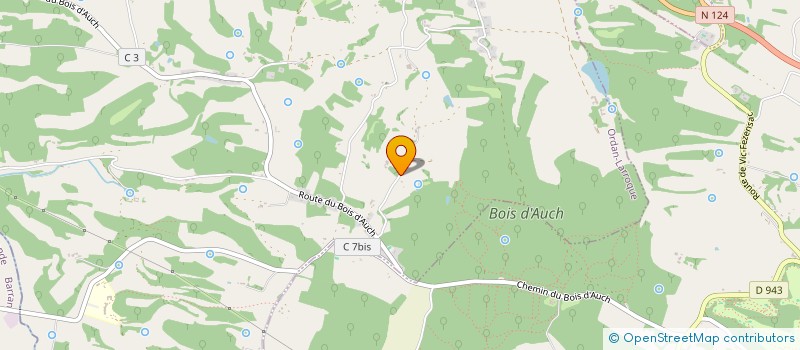 localisation de l'entreprise MONSIEUR MARCEL BROUAIL  ORDAN-LARROQUE