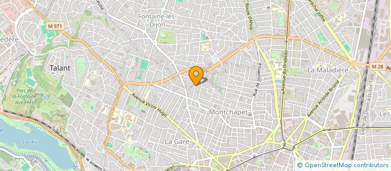 localisation de l'entreprise MONSIEUR MARCEL BRULE à DIJON