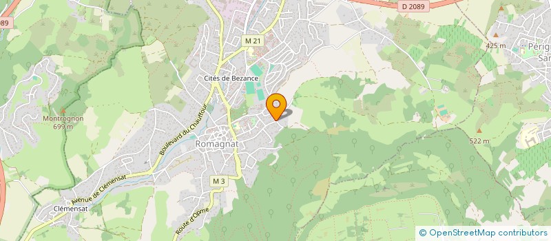 localisation de l'entreprise MONSIEUR MARCEL BRUZZESE à ROMAGNAT
